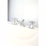 Metropolitan KS4461BX Two-Handle 3-Hole Deck Mount Widespread Bathroom Faucet with Brass Pop-Up, Polished Chrome