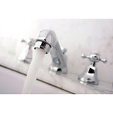 Metropolitan KS4461BX Two-Handle 3-Hole Deck Mount Widespread Bathroom Faucet with Brass Pop-Up, Polished Chrome