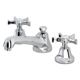 Hamilton KS4461NX Two-Handle 3-Hole Deck Mount Widespread Bathroom Faucet with Brass Pop-Up, Polished Chrome