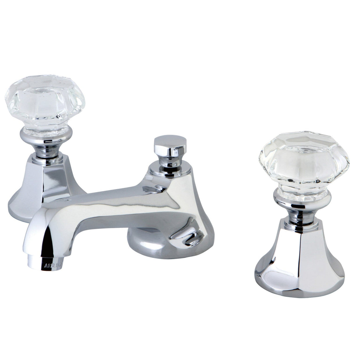 Celebrity KS4461WCL Two-Handle 3-Hole Deck Mount Widespread Bathroom Faucet with Brass Pop-Up, Polished Chrome