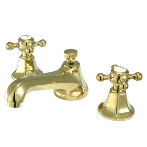 Metropolitan KS4462BX Two-Handle 3-Hole Deck Mount Widespread Bathroom Faucet with Brass Pop-Up, Polished Brass