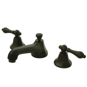 Metropolitan KS4465AL Two-Handle 3-Hole Deck Mount Widespread Bathroom Faucet with Brass Pop-Up, Oil Rubbed Bronze