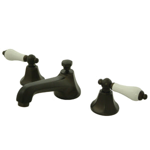 Metropolitan KS4465PL Two-Handle 3-Hole Deck Mount Widespread Bathroom Faucet with Brass Pop-Up, Oil Rubbed Bronze