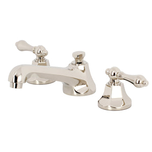 Metropolitan KS4466AL Two-Handle 3-Hole Deck Mount Widespread Bathroom Faucet with Brass Pop-Up, Polished Nickel