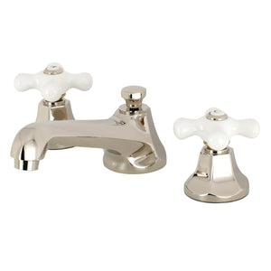 Metropolitan KS4466PX Two-Handle 3-Hole Deck Mount Widespread Bathroom Faucet with Brass Pop-Up, Polished Nickel