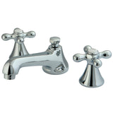 KS4471AX Two-Handle 3-Hole Deck Mount Widespread Bathroom Faucet with Brass Pop-Up, Polished Chrome