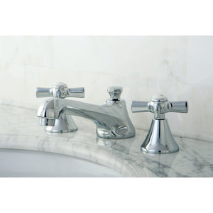 Millennium KS4471ZX Two-Handle 3-Hole Deck Mount Widespread Bathroom Faucet with Brass Pop-Up, Polished Chrome