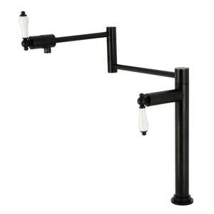 Metropolitan KS4700PL Single-Hole Deck Mount Pot Filler, Matte Black