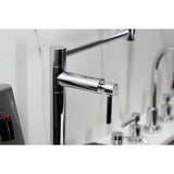 Concord KS4701DL Single-Hole Deck Mount Pot Filler, Polished Chrome