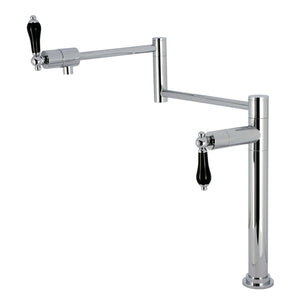 Duchess KS4701PKL Single-Hole Deck Mount Pot Filler, Polished Chrome