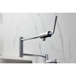 Silver Sage KS4701ZL Single-Hole Deck Mount Pot Filler, Polished Chrome