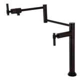 Milano KS4705ML Single-Hole Deck Mount Pot Filler, Oil Rubbed Bronze