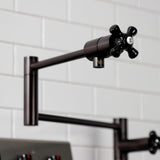 Duchess KS4705PKX Single-Hole Deck Mount Pot Filler, Oil Rubbed Bronze