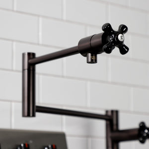 Duchess KS4705PKX Single-Hole Deck Mount Pot Filler, Oil Rubbed Bronze