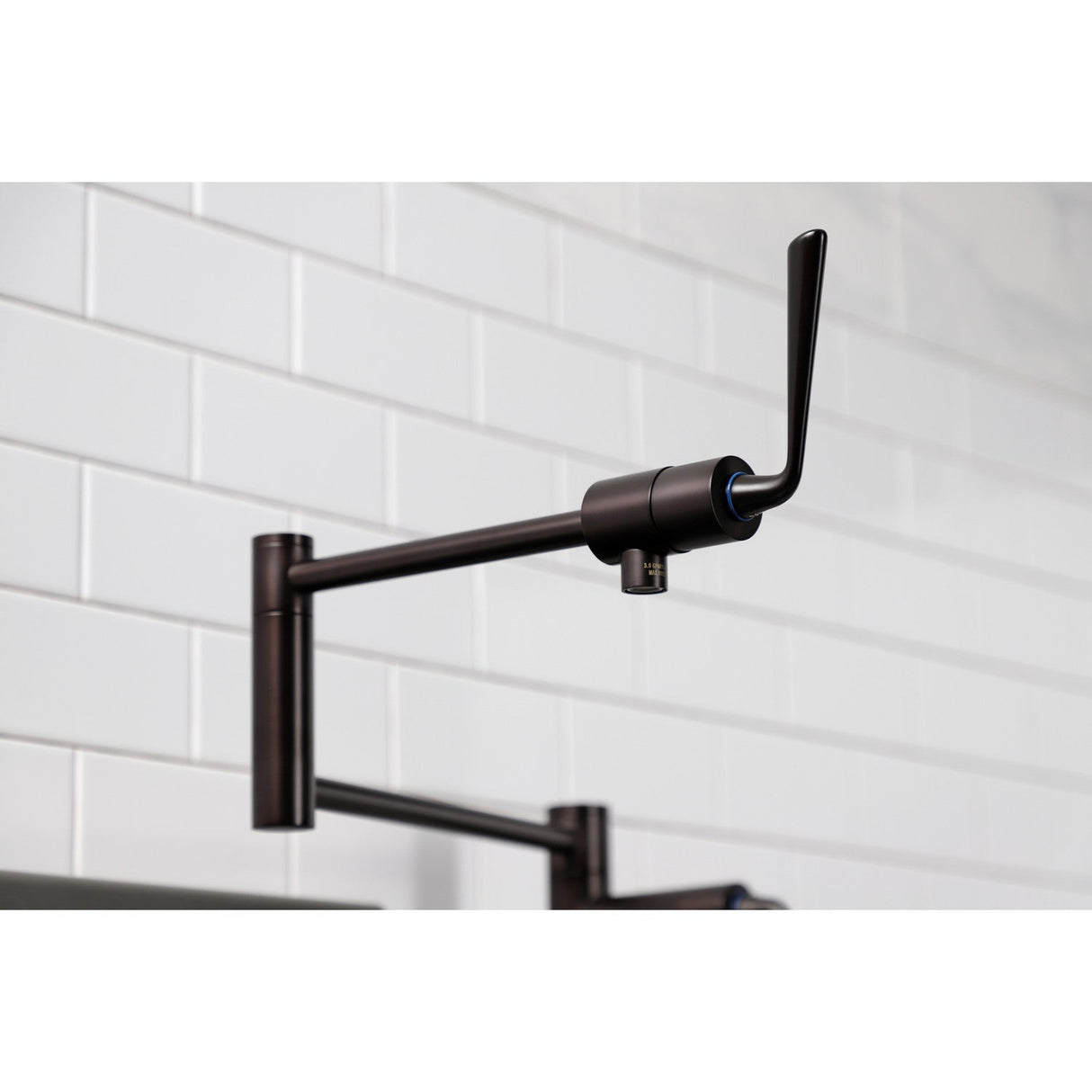 Silver Sage KS4705ZL Single-Hole Deck Mount Pot Filler, Oil Rubbed Bronze