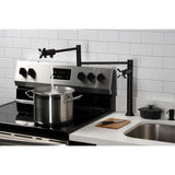 Millennium KS4705ZX Single-Hole Deck Mount Pot Filler, Oil Rubbed Bronze