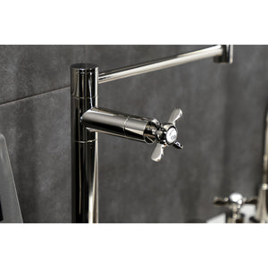 Essex KS4706BEX Single-Hole Deck Mount Pot Filler, Polished Nickel
