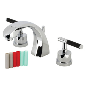 Kaiser KS4981CKL Two-Handle Deck Mount Widespread Bathroom Faucet with Brass Pop-Up, Polished Chrome