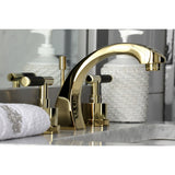 Kaiser KS4982CKL Two-Handle Deck Mount Widespread Bathroom Faucet with Brass Pop-Up, Polished Brass