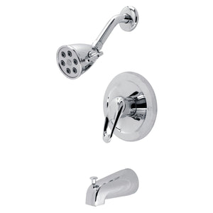KS511CK Single-Handle 3-Hole Wall Mount Tub and Shower Faucet, Polished Chrome