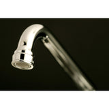 Kingston KS513C Two-Handle 2-Hole Wall Mount Kitchen Faucet, Polished Chrome