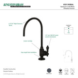 Heirloom KS5190BAL Single-Handle 1-Hole Deck Mount Water Filtration Faucet, Matte Black