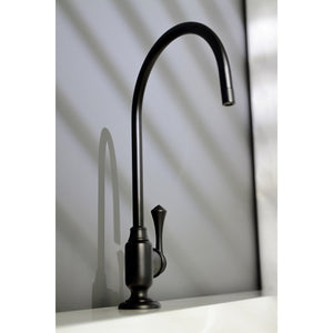 Vintage KS5190BL Single-Handle 1-Hole Deck Mount Water Filtration Faucet, Matte Black