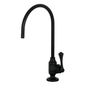 Vintage KS5190BL Single-Handle 1-Hole Deck Mount Water Filtration Faucet, Matte Black