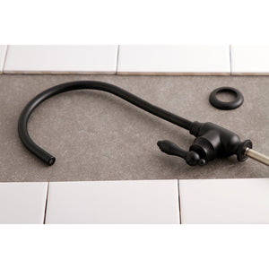 Tudor KS5190TAL Single-Handle 1-Hole Deck Mount Water Filtration Faucet, Matte Black