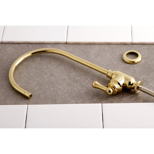 Royale KS5192AL Single-Handle 1-Hole Deck Mount Water Filtration Faucet, Polished Brass