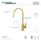 Heirloom KS5192BAL Single-Handle 1-Hole Deck Mount Water Filtration Faucet, Polished Brass
