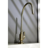 Royale KS5193AL Single-Handle 1-Hole Deck Mount Water Filtration Faucet, Antique Brass