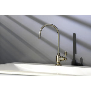 Tudor KS5193TAL Single-Handle 1-Hole Deck Mount Water Filtration Faucet, Antique Brass