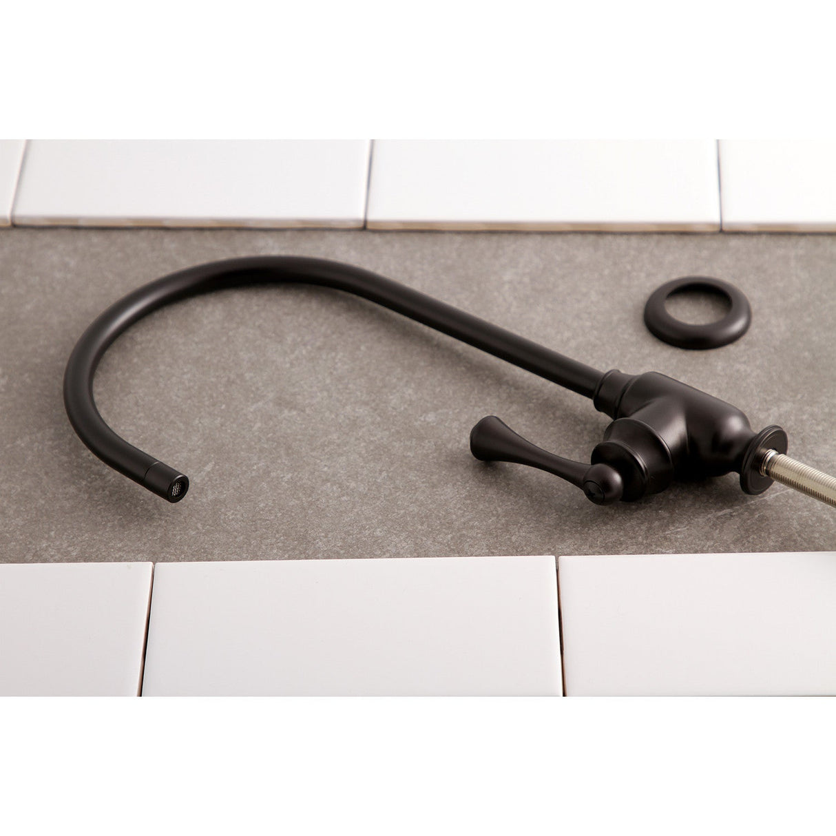 Vintage KS5195BL Single-Handle 1-Hole Deck Mount Water Filtration Faucet, Oil Rubbed Bronze