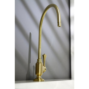 Vintage KS5197BL Single-Handle 1-Hole Deck Mount Water Filtration Faucet, Brushed Brass