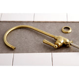 Magellan KS5197NML Single-Handle 1-Hole Deck Mount Water Filtration Faucet, Brushed Brass