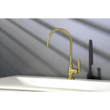 Magellan KS5197NML Single-Handle 1-Hole Deck Mount Water Filtration Faucet, Brushed Brass