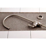 Royale KS5198AL Single-Handle 1-Hole Deck Mount Water Filtration Faucet, Brushed Nickel