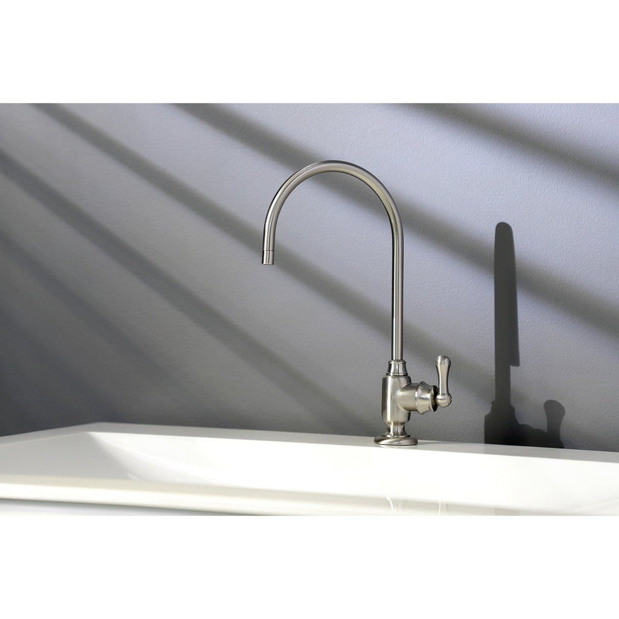 Royale KS5198AL Single-Handle 1-Hole Deck Mount Water Filtration Faucet, Brushed Nickel