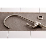 Vintage KS5198BL Single-Handle 1-Hole Deck Mount Water Filtration Faucet, Brushed Nickel