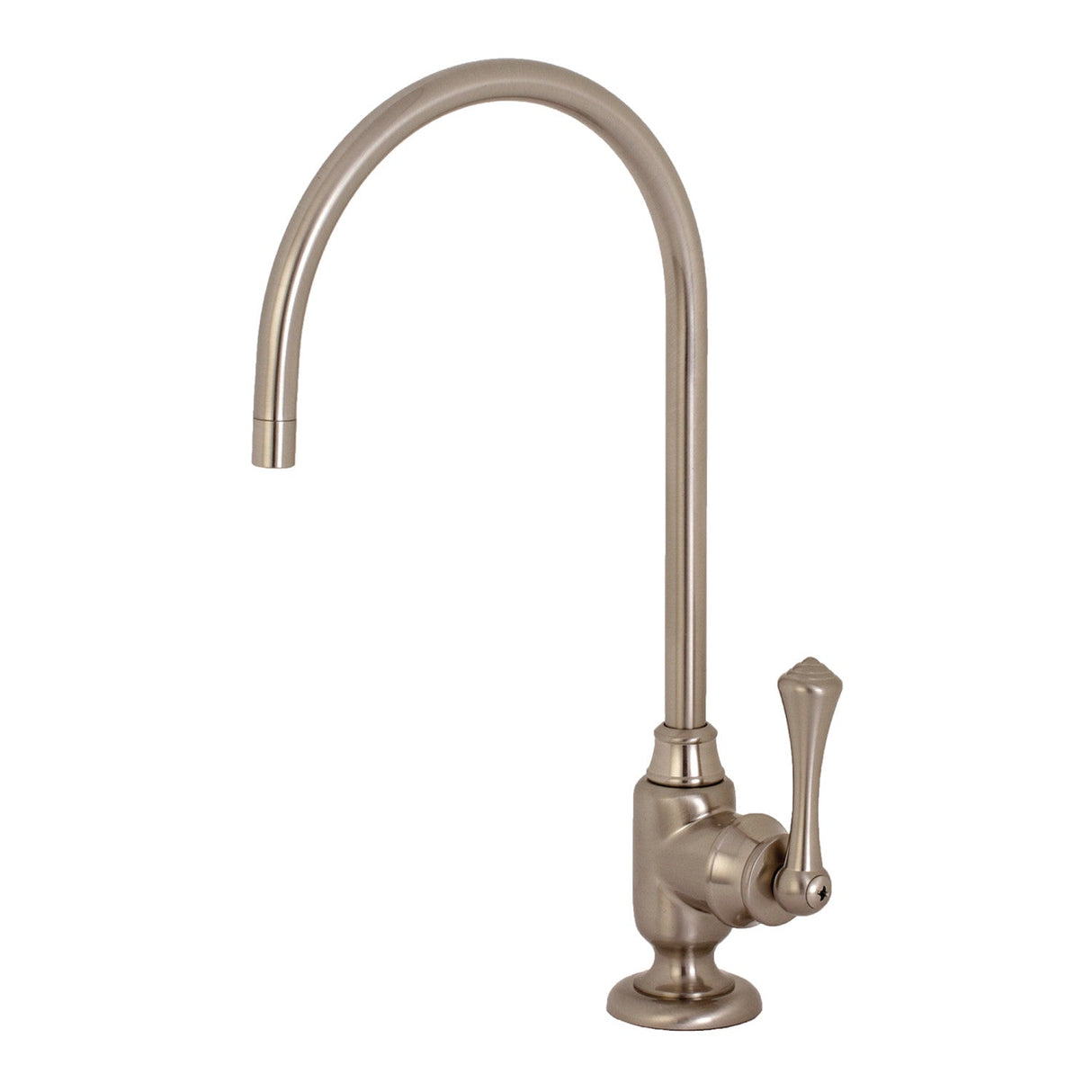 Vintage KS5198BL Single-Handle 1-Hole Deck Mount Water Filtration Faucet, Brushed Nickel