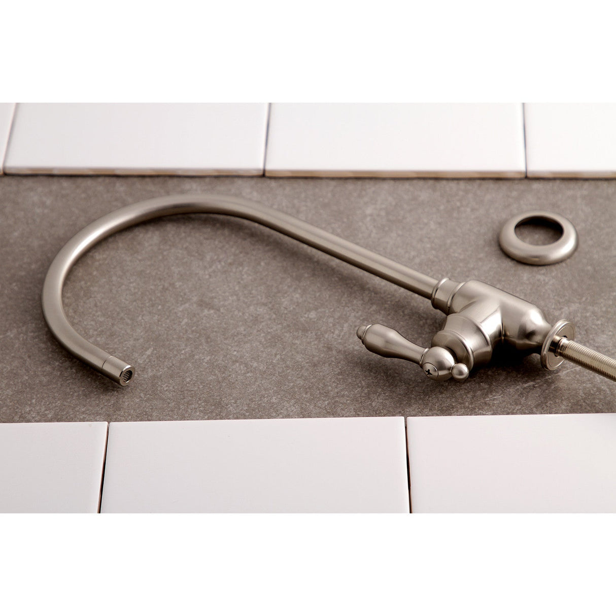 Tudor KS5198TAL Single-Handle 1-Hole Deck Mount Water Filtration Faucet, Brushed Nickel