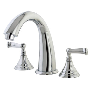 Royale KS5361FL Two-Handle 3-Hole Deck Mount Roman Tub Faucet, Polished Chrome