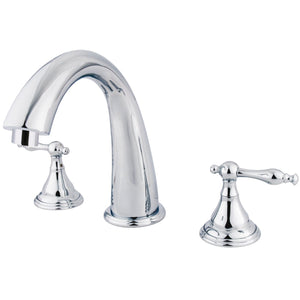 Royale KS5361NL Two-Handle 3-Hole Deck Mount Roman Tub Faucet, Polished Chrome