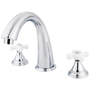 Royale KS5361PX Two-Handle 3-Hole Deck Mount Roman Tub Faucet, Polished Chrome