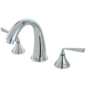 Silver Sage KS5361ZL Two-Handle 3-Hole Deck Mount Roman Tub Faucet, Polished Chrome