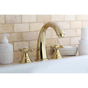 Vintage KS5362AX Two-Handle 3-Hole Deck Mount Roman Tub Faucet, Polished Brass