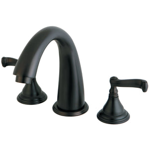 Royale KS5365FL Two-Handle 3-Hole Deck Mount Roman Tub Faucet, Oil Rubbed Bronze