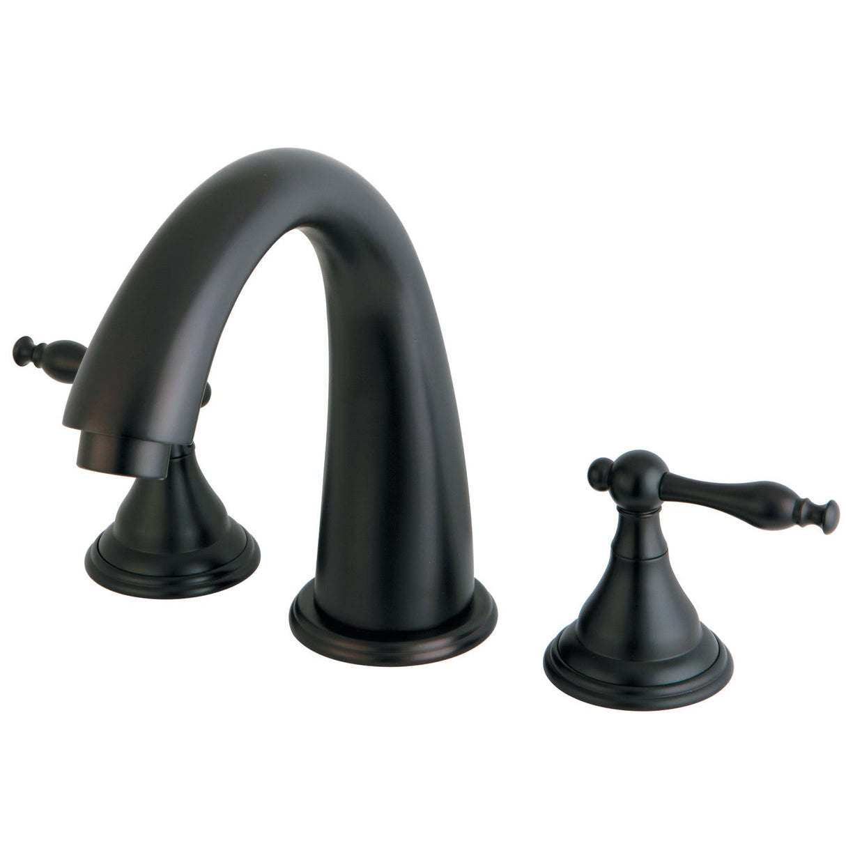 Royale KS5365NL Two-Handle 3-Hole Deck Mount Roman Tub Faucet, Oil Rubbed Bronze