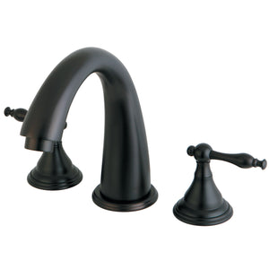 Royale KS5365NL Two-Handle 3-Hole Deck Mount Roman Tub Faucet, Oil Rubbed Bronze